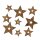 Streudeko Sterne aus Kork offen 3 - 5 cm Sparpackung 72 Stück