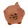 Dickes Glücksschweinchen aus Keramik „Viel Glück“ 5 cm