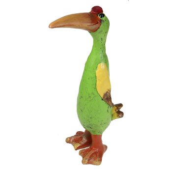 Lustiger Deko-Vogel mit stehend mit großem Schnabel 26 cm