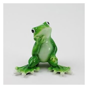 Deko-Frosch Albert sitzend 8,5 cm