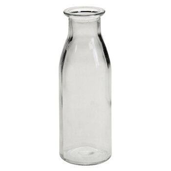 Glasflaschen oder Glasvasen runder Boden 14 cm
