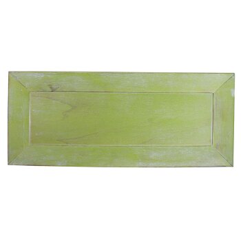 Holz-Tablett hellgrün gewaschen 51 x 21,5 cm...