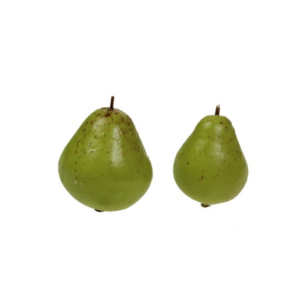 Mini Deko-Birnen zum Basteln 3 – 3,5 cm 2er-Set Dekobirnen Dekofrüchte Dekoobst