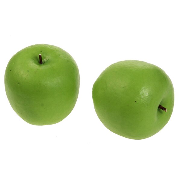 Deko-Äpfel grün 7 cm grüne Basteläpfel