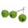Deko-Äpfel grün am Draht 3,5 cm grüne Miniäpfel