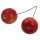 Deko-Äpfel rot-gelb am Draht 4,5 cm Mini-Äpfel zum Basteln