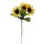 Sonnenblumen-Pick mit 3 Sonnenblumen-Blüten 20 cm