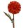 Pom-Pom Dahlie rot-orange 30 cm künstliche Dahlien Seidenblumen Kunstblumen