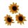 Sonnenblumen-Blüten zum Streuen 3,5 cm Streublüten Streublumen Stückpreis
