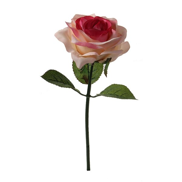 Seidenrose rosa-pink 27 cm