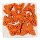 Filz-Schmetterlinge gelasert orange 3,5-5 cm Großpackung 72 Stück