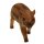 Wildschwein Figuren laufend aus Polystone 12 x 8 cm