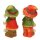 Keramikfiguren Herbstkinder mit Kürbis und Sonnenblume 17 cm Stückpreis