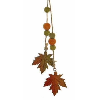 Vogelhaus-Hänger mit Igel oder Fuchs sortiert 45 cm Herbstdeko aus Holz Stückpreis
