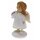 Schutzengel-Figur Mira stehend mit Herz creme-weiss 8,5 cm