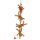 Niedliche Elche als Dekoaufhänger in Edelrost 49 cm