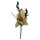Anstecksträußchen Myrthe mit goldenem Röschen 10 cm
