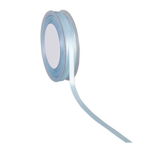 Doppelsatin Schleifenband hellblau 6 mm Satinband Doppel-Satinband