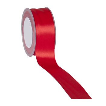 Doppelsatin Schleifenband rot 38 mm breites Geschenkband...