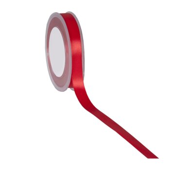 Doppelsatin Schleifenband rot 15 mm günstiges...