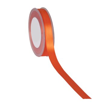 Doppelsatin Schleifenband orange 15 mm günstiges...