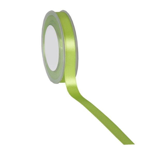Doppelsatin Schleifenband hellgrün 15 mm günstiges Schleifenband