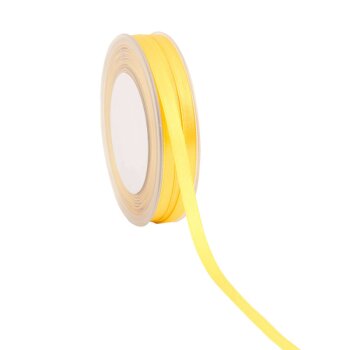 Doppelsatin Schleifenband gelb 6 mm Satinband...