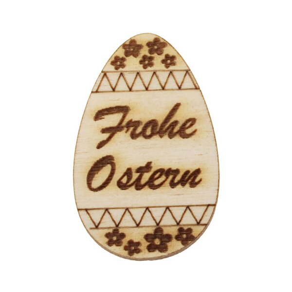 Kleine Dekoeier "Frohe Ostern" 4 cm