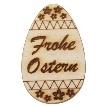 Kleine Dekoeier "Frohe Ostern" 4 cm