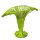 Rattan-Lilienvase grün 23 cm Dekovase Steckgefäß