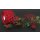 Gitterband mit Drahtkante 7 cm rot Juteband Tischband