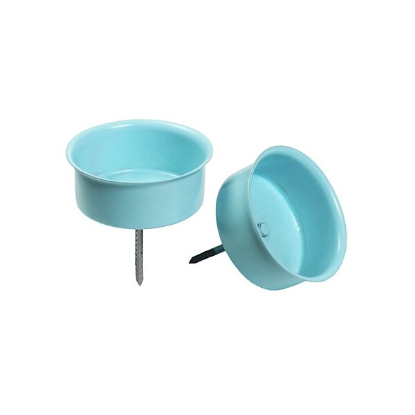Teelicht-Kerzenhalter 40 mm pastell-hellblau Teelichtstecker Teelichthalter