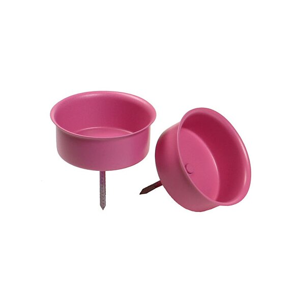 Teelicht-Kerzenhalter 40 mm fuchsia-pink Teelichtstecker Teelichthalter