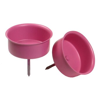 Teelicht-Kerzenhalter 40 mm fuchsia-pink Teelichtstecker...