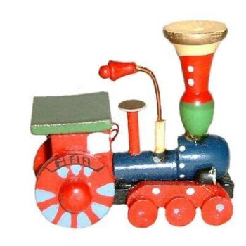 Holz-Lokomotive