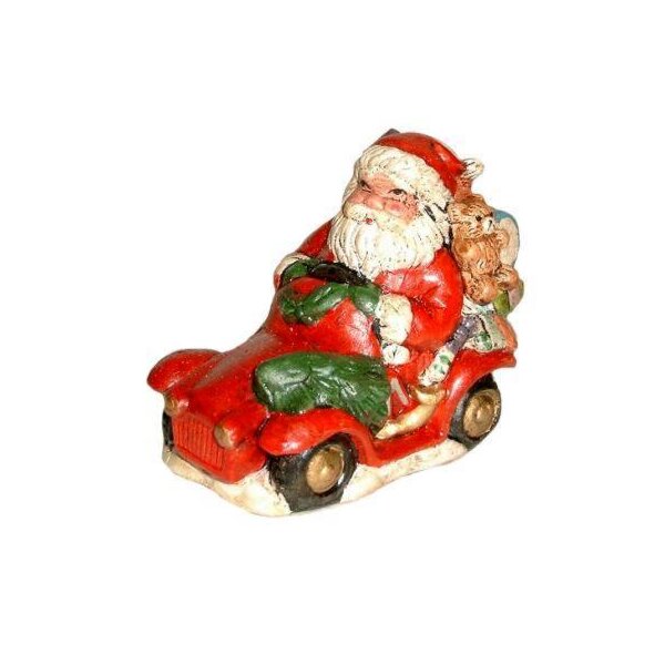 Weihnachtsmann im Auto
