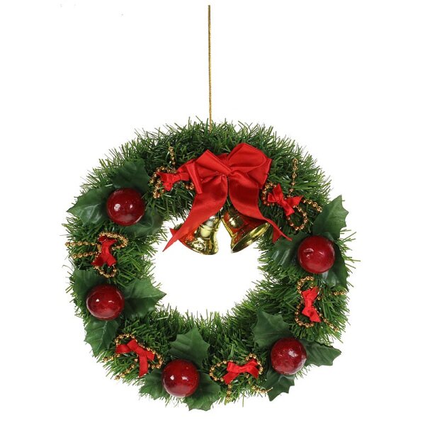 Weihnachtlicher Türkranz dekoriert 20 cm