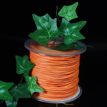 Papierkordel String mit Draht 2 mm orange Papierschnur