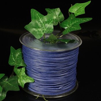 Papierkordel String mit Draht 2 mm blau Papierschnur