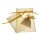 Organzabeutel Chiffonbeutel sonnengelb-gold 9 x 12 cm