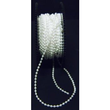 Perlenband weiss 2 mm
