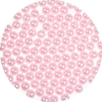 Perlen rosa 10 mm mit Loch 115 Stück