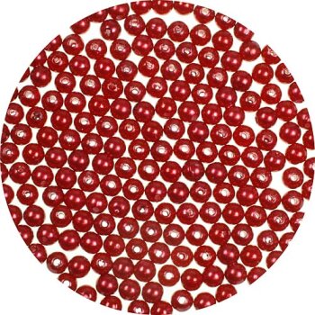 Perlen rot 8 mm mit Loch 250 Stück