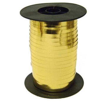 Ringelband Kräuselband Polyband 5 mm glanz-gold