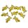 Deko-Enten aus Holz gelb 9 Stück Streuteile Streudeko