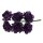 Mini-Röschen aus Papier 2,5 cm lila-violett Deko-Röschen Papierblumen