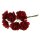 Mini-Röschen aus Papier 2,5 cm rot Deko-Röschen Papierblumen