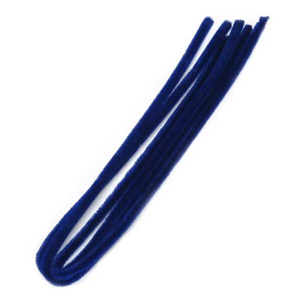 Pfeifenputzer Biegeplüsch Chenilledraht blau 50 cm 10 Stück