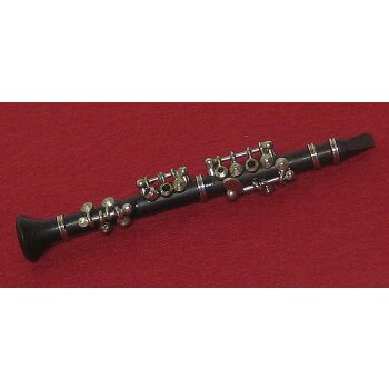 Deko-Klarinette 15,5 cm Mini-Klarinette