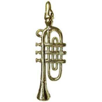Deko-Trompete gold 4,5 cm